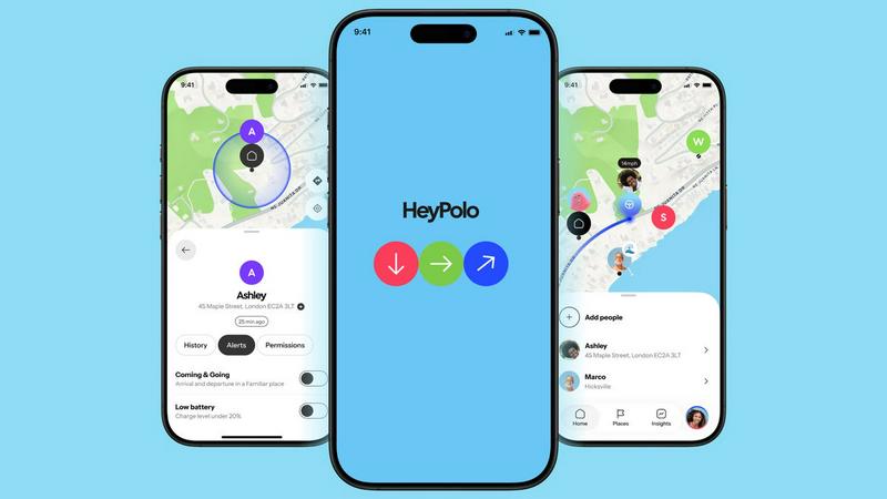 HeyPolo application interface and features