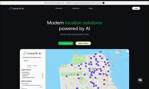 Unearth AI Website